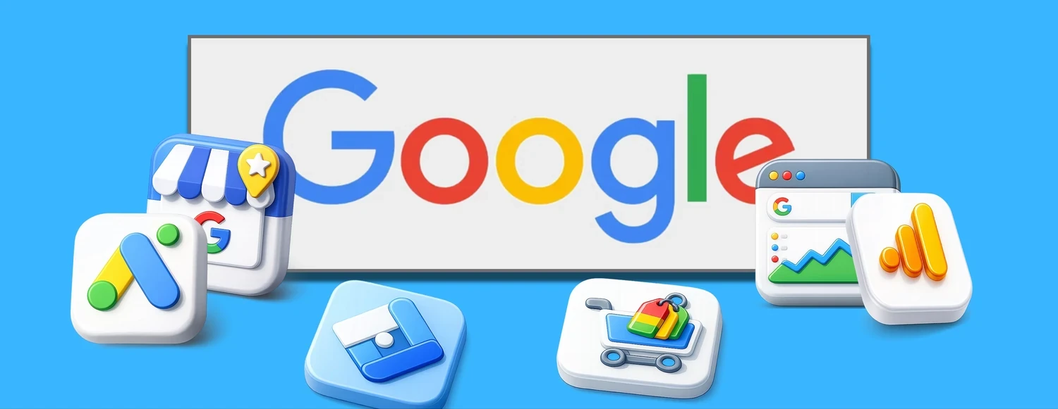 The full Google stack — Business Profile, Search, Ads, Analytics and Search Console